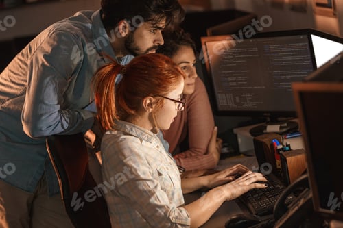 Preview: Programmers work late at night