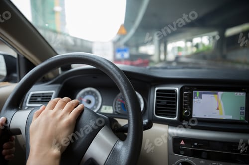 Preview: Driving car in city