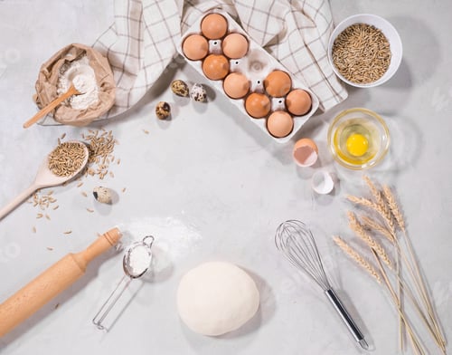 Preview: Natural ingredients for baking