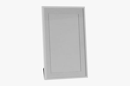 Preview: Elegant White Picture Frame with Stand