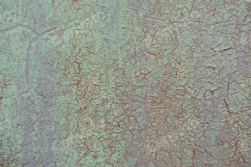 Preview: Peeling green paint on old wooden background