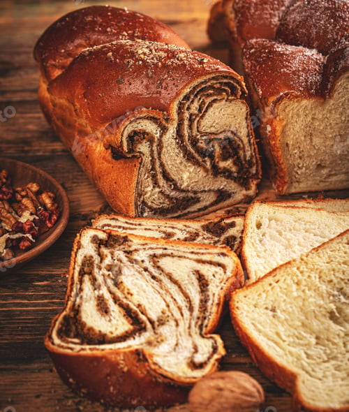 Preview: Swirl brioche with walnut