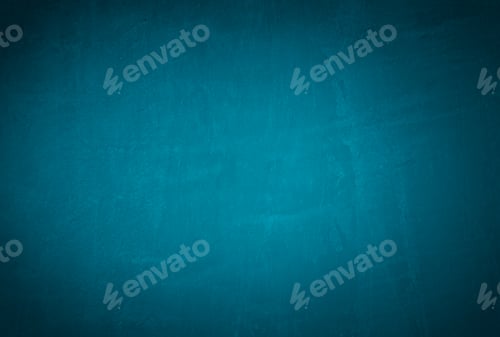 Preview: Vintage grunge blue concrete texture studio wall background with vignette.