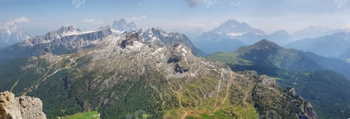 Preview: View from the top of Lagazuoi, Dolomites, Italy