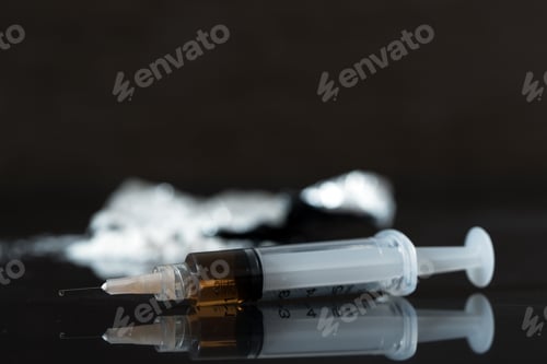 Preview: Drug addiction or drug abuse concept