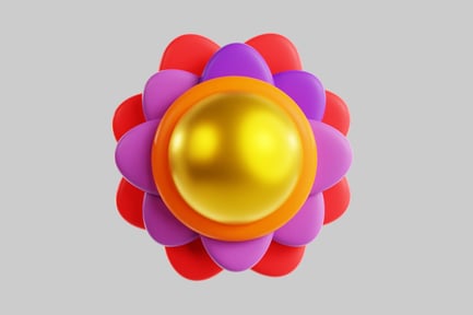 Preview: Colorful petal bloom