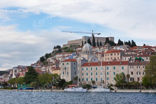 Preview: Sibenik, Croatia view from the sea