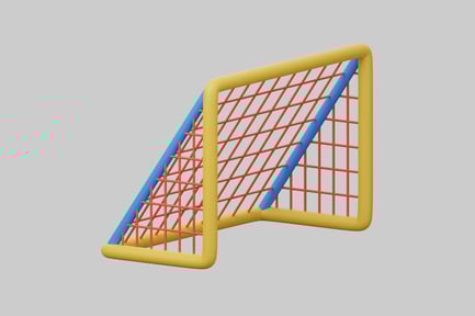 Aperçu: Filet de but de football coloré pour enfants