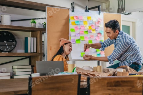 Preview: Startup Team Planning Product Development with Agile Task Board