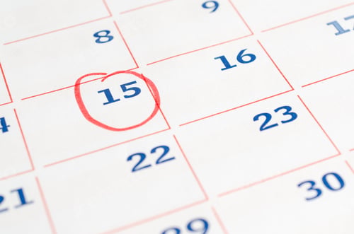 Preview: A date marked on a calendar page.
