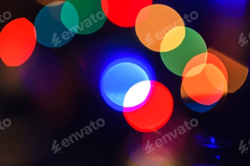 Preview: Christmas abstract blurred background.