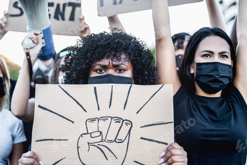 Preview: Black lives matter international activist movement protesting against racism