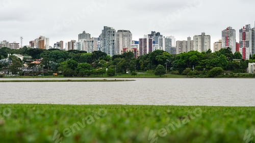 Visualização: Parque Barigui, Curitiba, estado do Paraná, Brasil