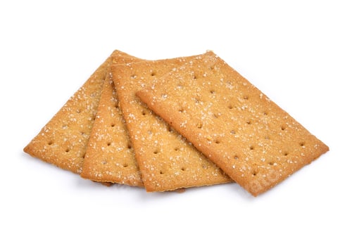 Preview: Cracker on white background