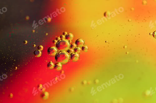Preview: Oil in water, abstract colourful background