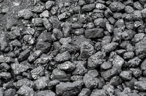 Preview: Natural coal texture with selective focus. Industrial coal close up