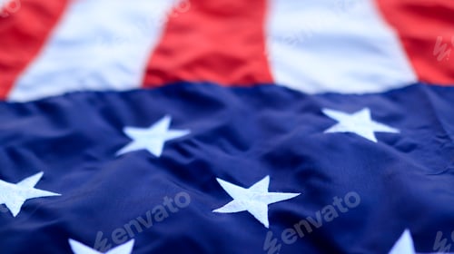 Preview: Close-Up Image of the American Flag