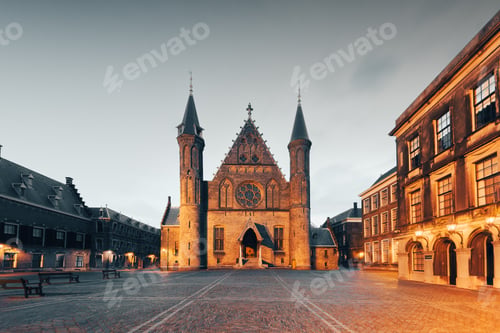 Preview: The Hague, Netherlands at the Ridderzaal in the morning time.