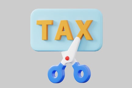 Preview: Tax cut scissors icon