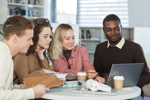 Preview: Group of Students in Library