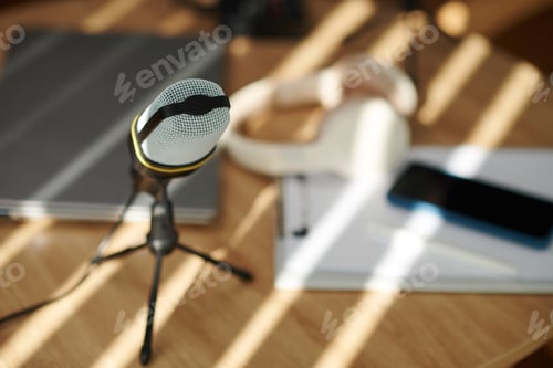 Preview: Professional Microphone on Desk