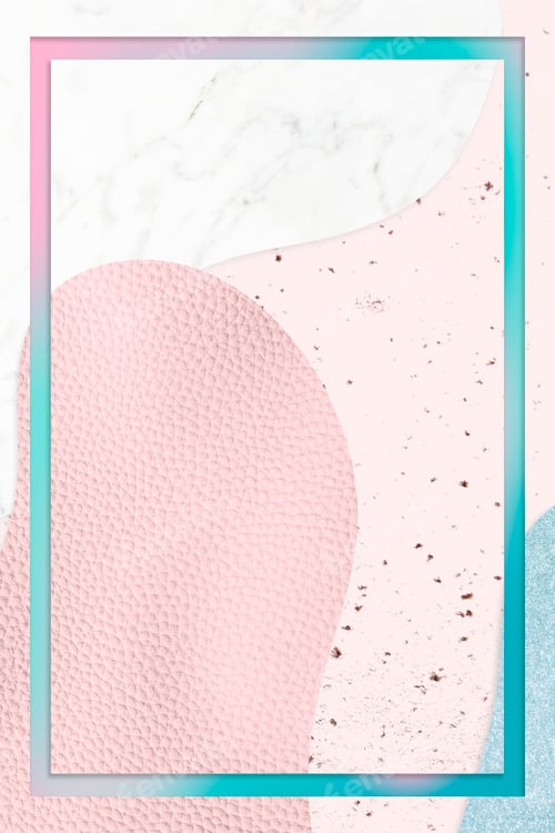 Textured Pink and White Abstract Background with Frame