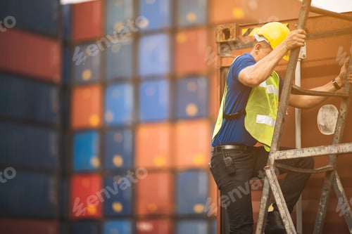 Preview: professional foreman person or engineer working on industry construction site