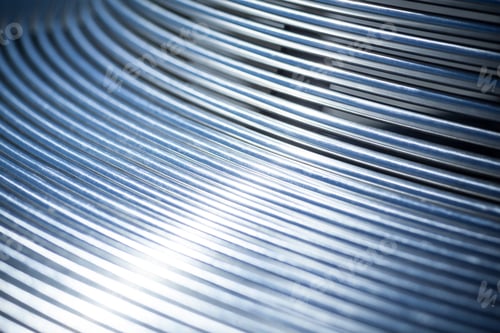 Preview: Close-up metal pipes arranged parallel