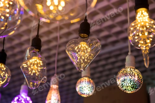 Preview: Decorative Edison Style Diode Light Bulb Hang From Ceiling