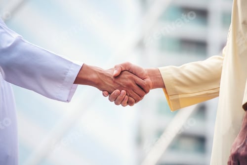 Preview: Close up hands Diverse multiethnic Partners team together. Teamwork group of multiracial people