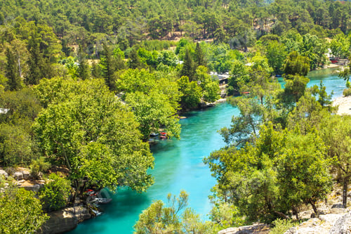 Preview: Koprucay river gorge in Koprulu national Park in Turkey in Antalya, Manavgat.