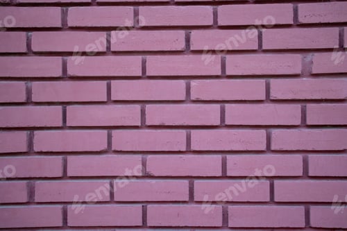 Preview: Purple color, brick wall background and texture