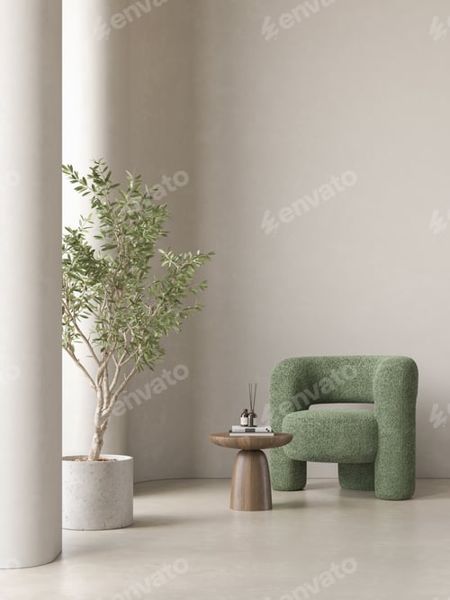 Preview: Modern style conceptual interior room