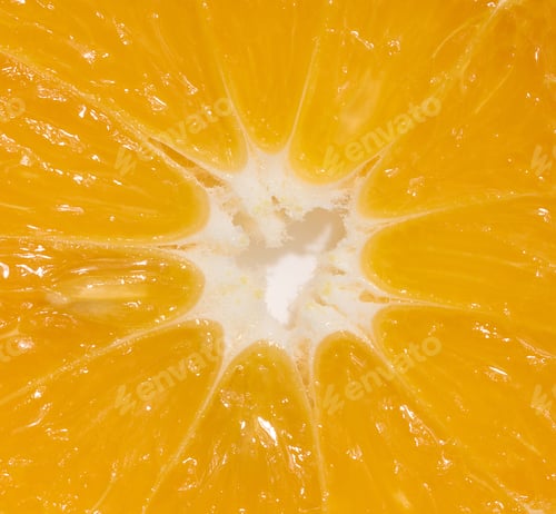 Preview: Texture of fresh juicy cut orange