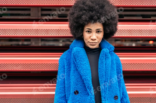 Preview: Cute Afro Girl Portrait