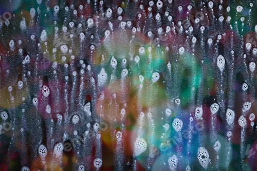 Preview: Drops- Liquid Foam. Fluid Aqua- Abstract Pattern Nature. Background- Cleansing Wash. Shampoo