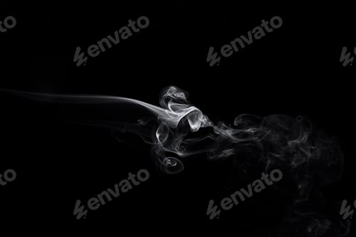 Preview: cigarette smoke overlay white smoking isolated