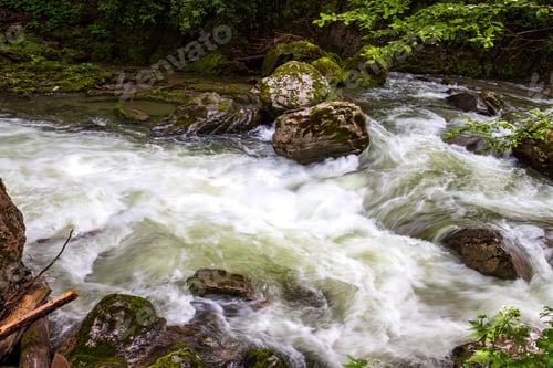 Preview: River Breitach in gorge at Breitachklamm, Germany