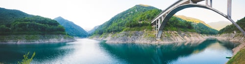 Preview: Panoramic view of Lake Garda, Italy