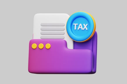 Preview: Purple tax file icon