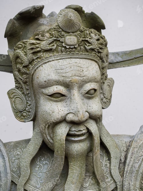 Preview: Chinese stone statue in Wat Pho, Bangkok