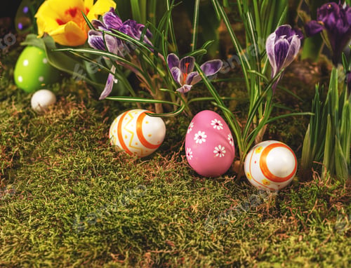 Preview: Easter Card with copy space