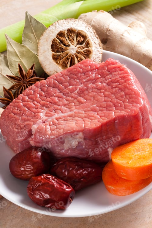 Preview: Ingredients for beef stew