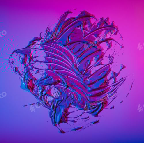 Preview: Puddle of neon paint