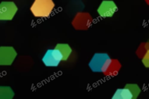 Preview: Nature Pattern- Light Bokeh Background. Celebratory Mood Magic Effect. Decorations Holiday- Design