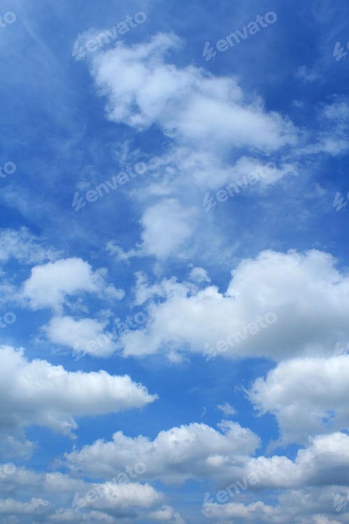 Preview: Blue sky with clouds