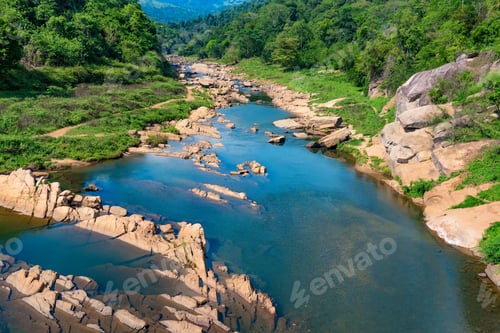 Preview: Landscape of river in jungle of Sri Lanka