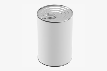 Preview: Food Tin Can with Label