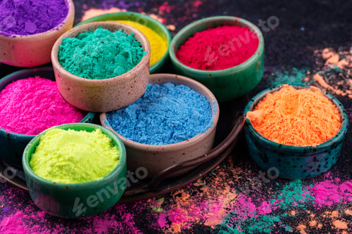 Preview: Gulal colors for Indian Holi festival