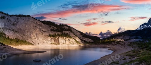 Preview: Panoramic View of Og Lake in the Iconic Mt Assiniboine Provincial Park